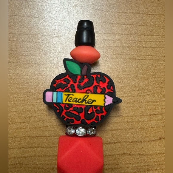 Teacher Focal Beaded Pen - Picture 2 of 2